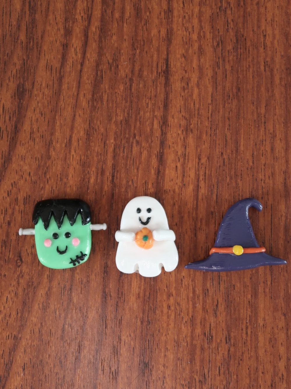 Handcrafted Halloween Polymer Clay Magnets